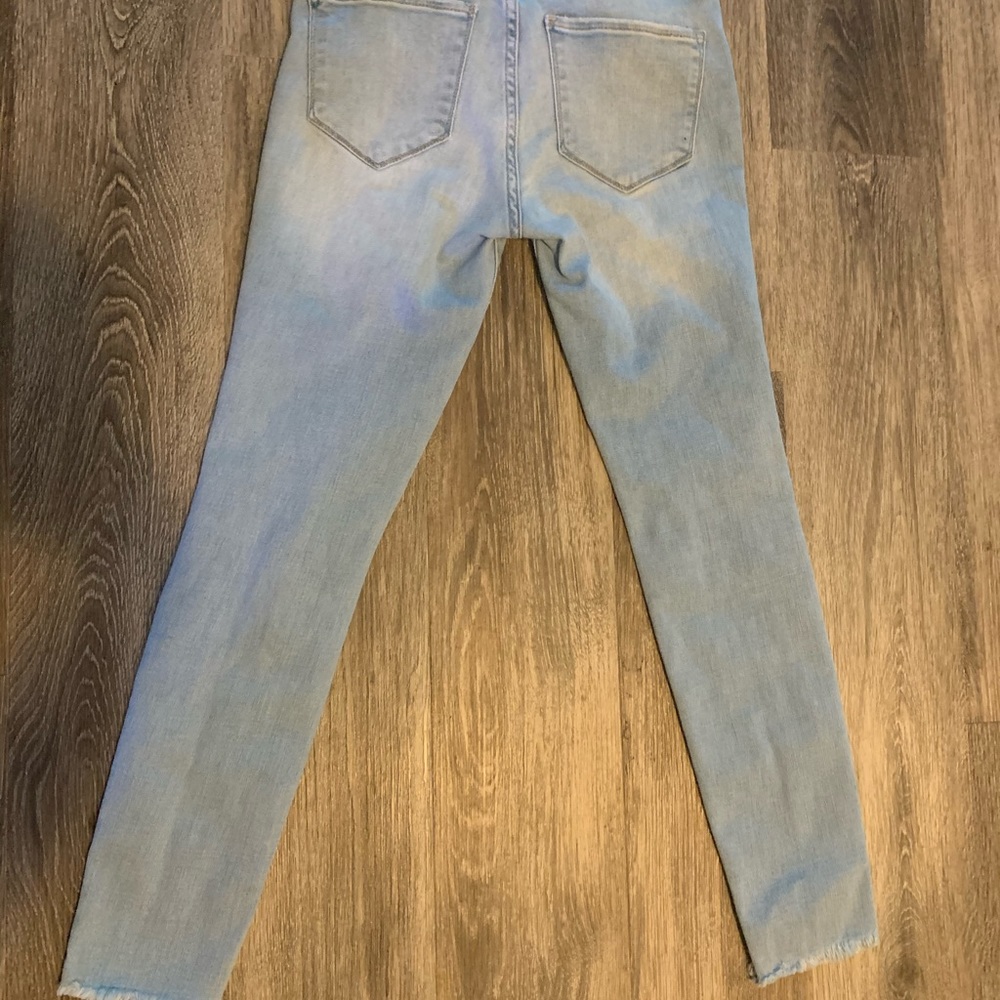 ripped Abercrombie & fitch skinny jeans